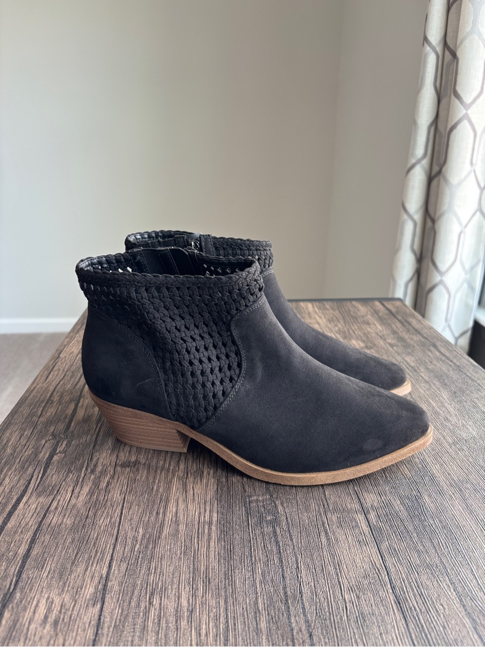 NWT Torrid Black Knit Ankle Boots